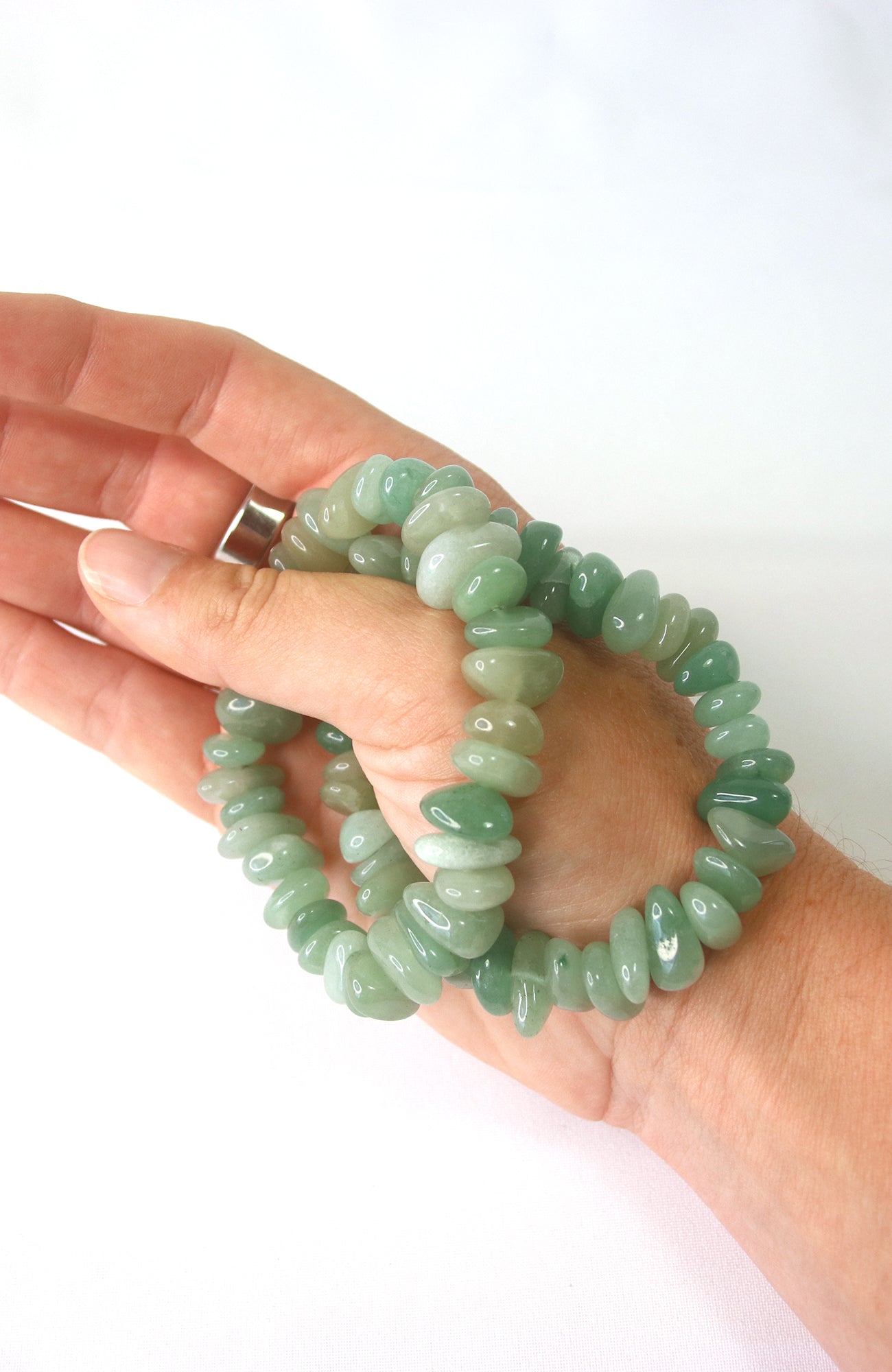 Green Aventurine Nugget Bracelet